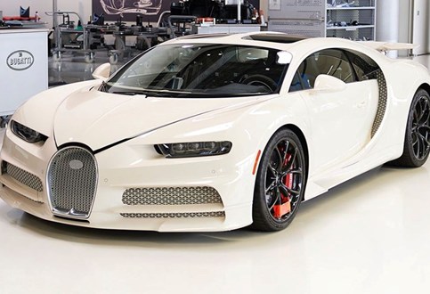 Este Bugatti Chiron &eacute; &uacute;nico e foi criado pela&hellip; Herm&egrave;s. Que luxo!