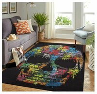 tapis de salon t&ecirc;te de mort