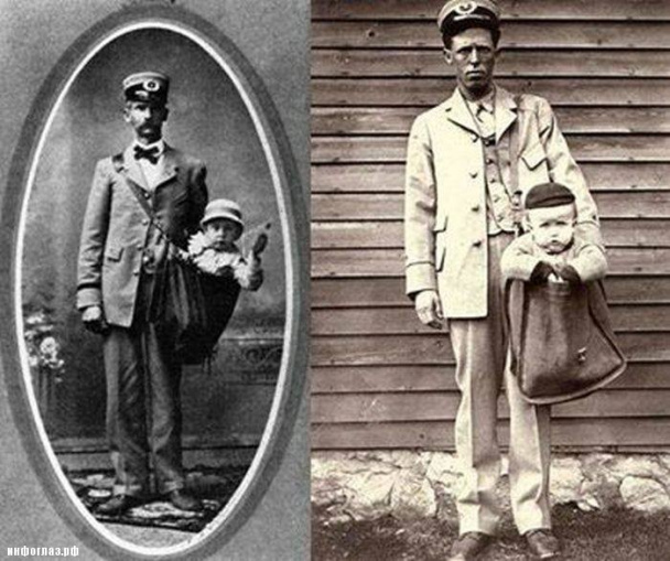 В США &laquo;Закон о почте&raquo;  1913 года разрешал отправку детей посылками