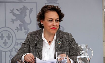 La ministra de Trabajo, Migraciones y Seguridad Social en funciones, Magdalena Valerio, el pasado viernes |  EFE