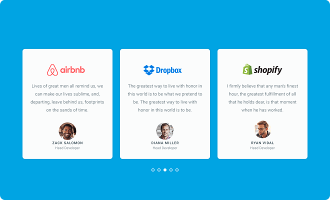 Testimonial Carousel