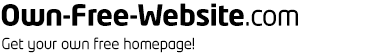 Own-Free-Website.com - Create your own free Website!