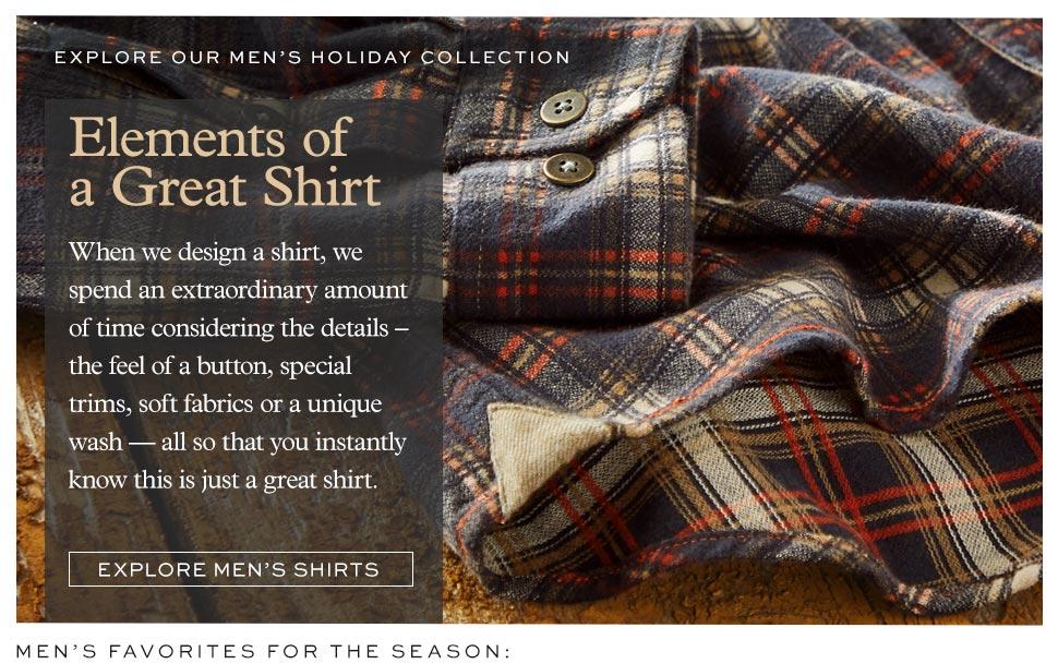 Discover the Elements of a Great Shirt