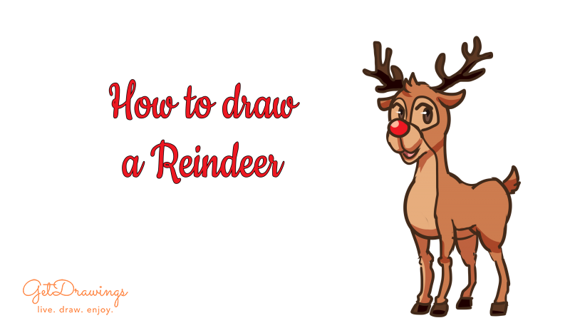 How to Draw a Reindeer