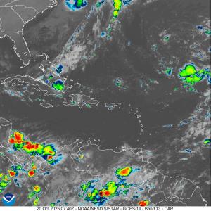 Caribbean Forecast Map
