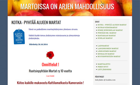 Kotka-Pyht&auml;&auml; alueen martat