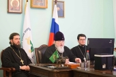 Председатель Синодального комитета по взаимодействию с казачеством провел видеоконференцию с духовниками, атаманами и казаками войсковых казачьих обществ юга России