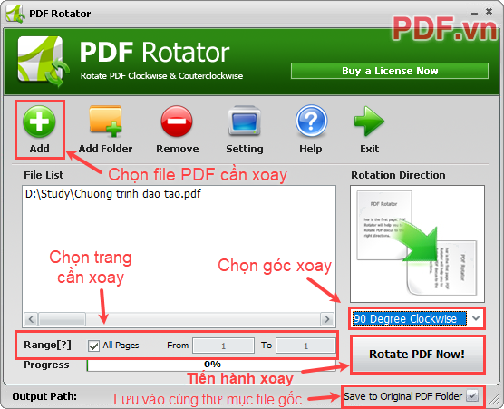 Top 3 phần mềm gi&uacute;p xoay file PDF đơn giản, nhanh ch&oacute;ng