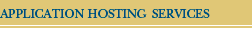 Application Hosting Services