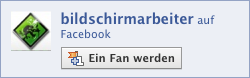 Bildschirmarbeiter auf Facebook