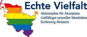 Echte Vielfalt: Aktionsplan für Akzeptanz vielf&auml;ltiger sexueller Identit&auml;ten Schleswig-Holstein