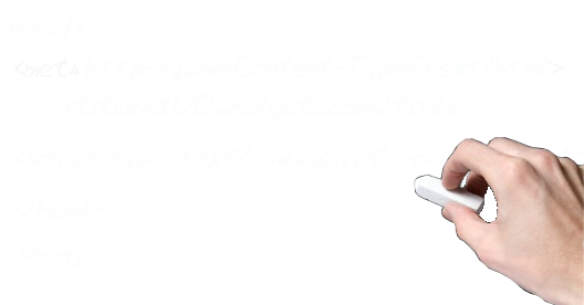 Image with missing alt attribute found on 100widgets.com