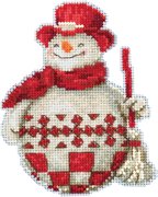 Nordic Snowman - Jim Shore - Cross Stitch Kit
