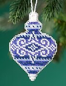 Sapphire Opal - Beaded Cross Stitch Kit