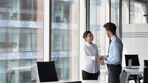 people meeting for an appointment