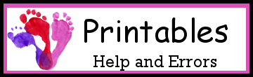 Printable Help & Error Messages