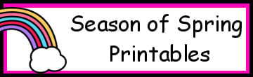 Round Up of Spring Printables from 3 Dinosaurs