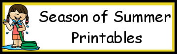 Season of Summer Printables