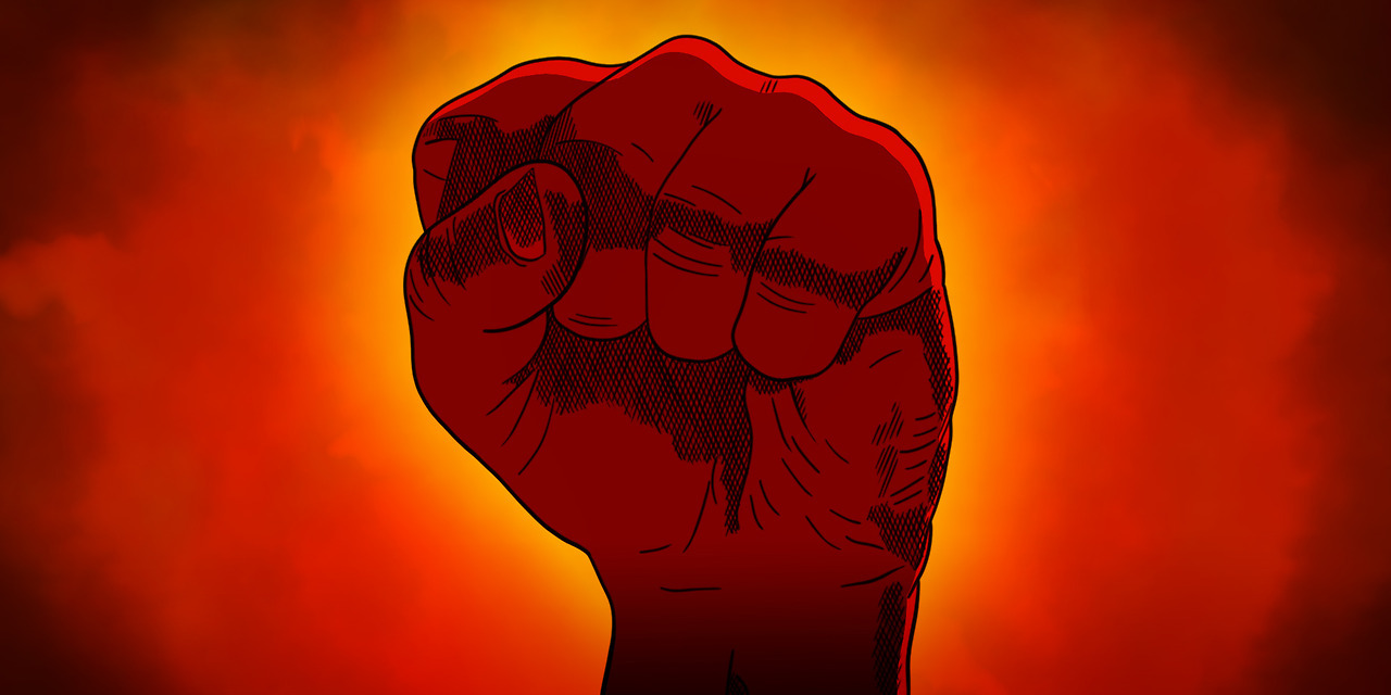 Inktober #29 - UNITED The raised fist is an ancient symbol - the act of strengthening the relatively vulnerable individual finger digits into a solid fist is a universal experience. Synonymous with worker&rsquo;s rights, black power, feminism, communism,...