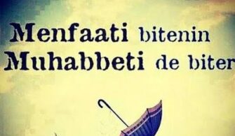 Menfaat Sözleri
