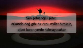 Şehit Sözleri
