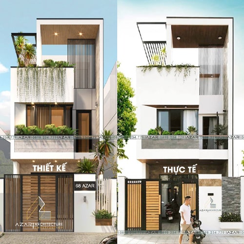 Thiết kế Nh&agrave; đẹp Đ&agrave; Nẵng AZAR &ndash; NH&Agrave; CHỊ HO&Agrave;NG