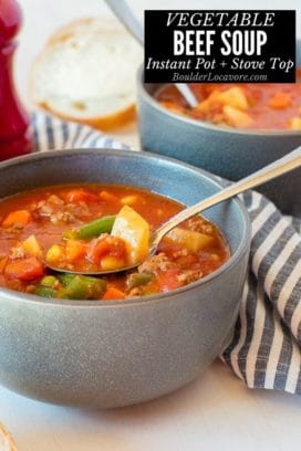 Vegetable Beef Soup - title