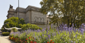 The outside of Carnegie Music Hall in Oakland