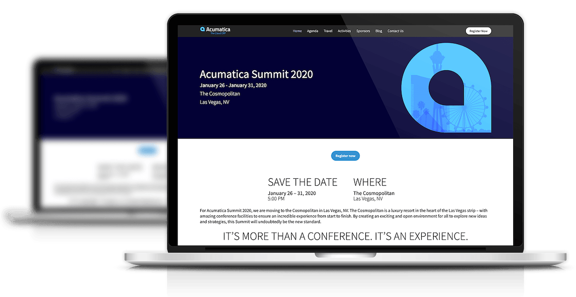 Acumatica Summit 2020 - Register today!