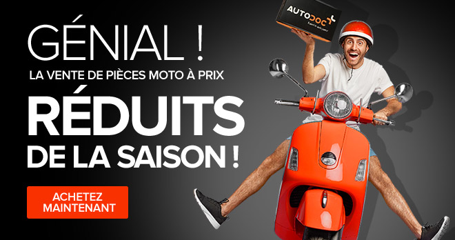 G&eacute;nial ! La vente de pi&egrave;ces de moto &agrave; prix r&eacute;duits de la saison !
