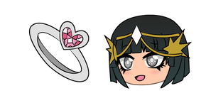 Gacha Life Kleopatra and Love Ring Cursor