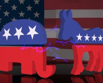 Dem&oacute;cratas y republicanos