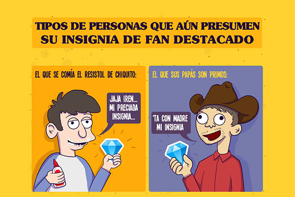 Personas que a&uacute;n presumen su insignia de &ldquo;Fan Destacado&rdquo;