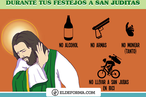 Qu&eacute; hacer y qu&eacute; no hacer durante tus festejos a San Juditas