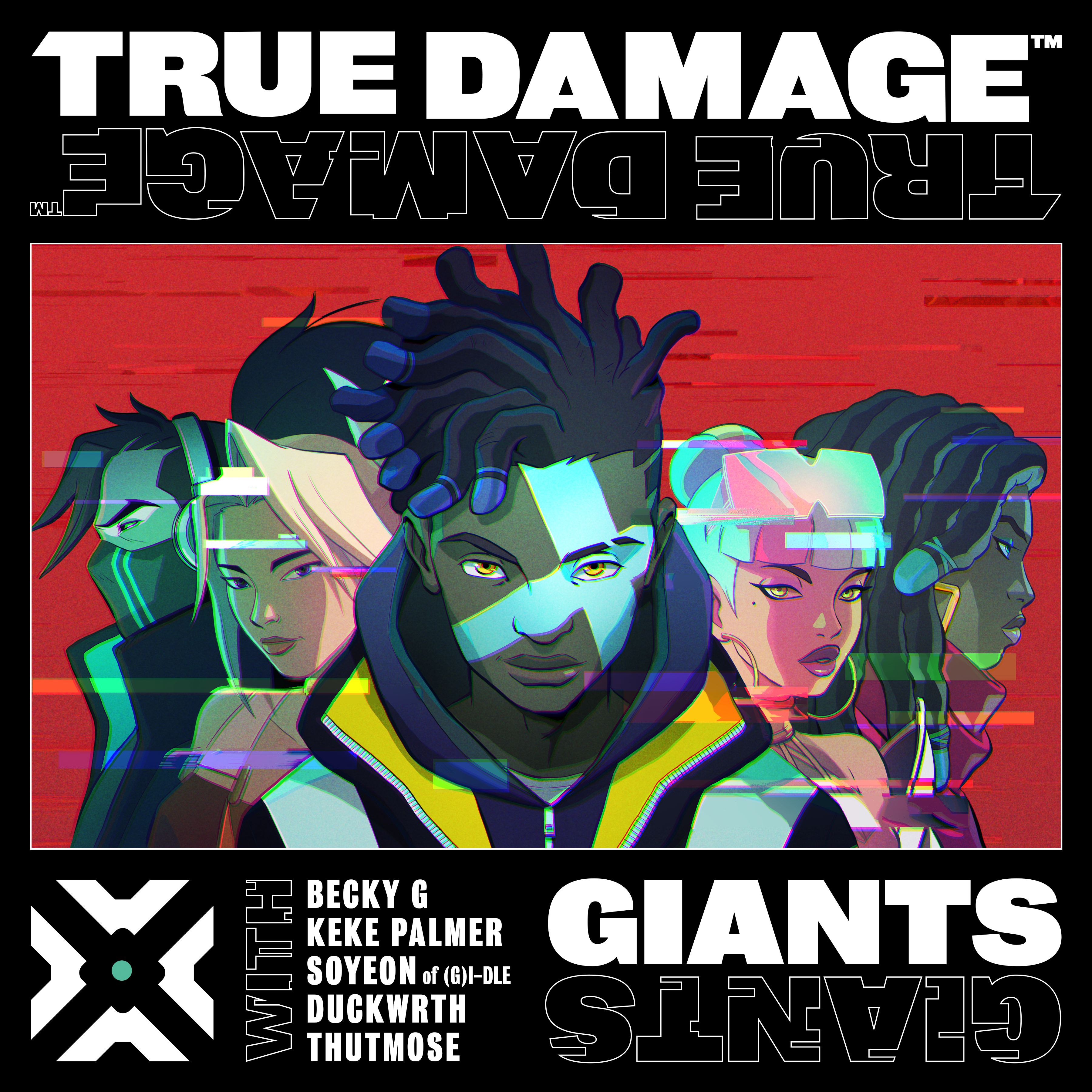 A CD album cover featuring Ekko, Qiyana, Senna, Yasuo, and Akali