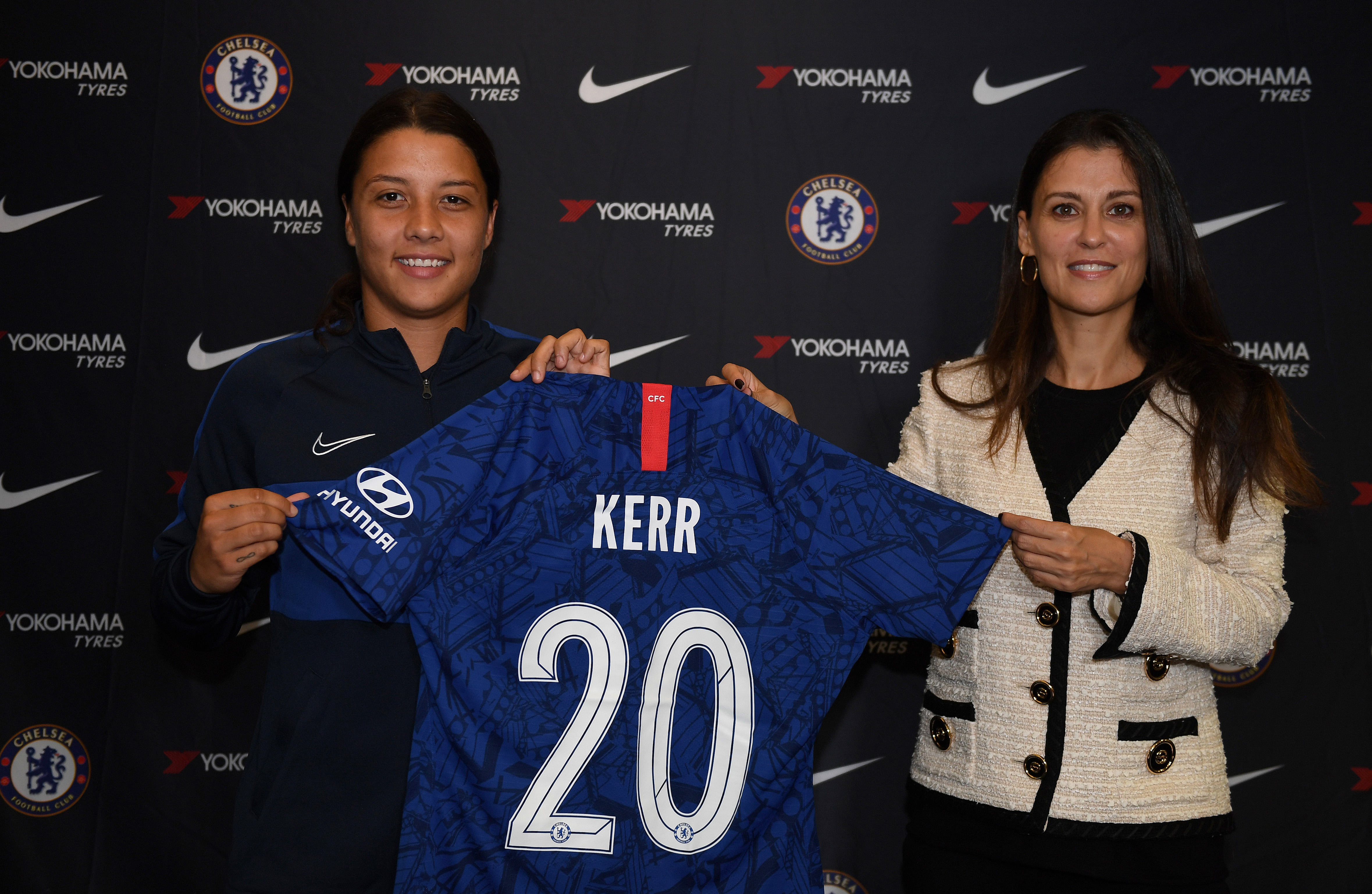 Chelsea Women Unveil New Signing Sam Kerr