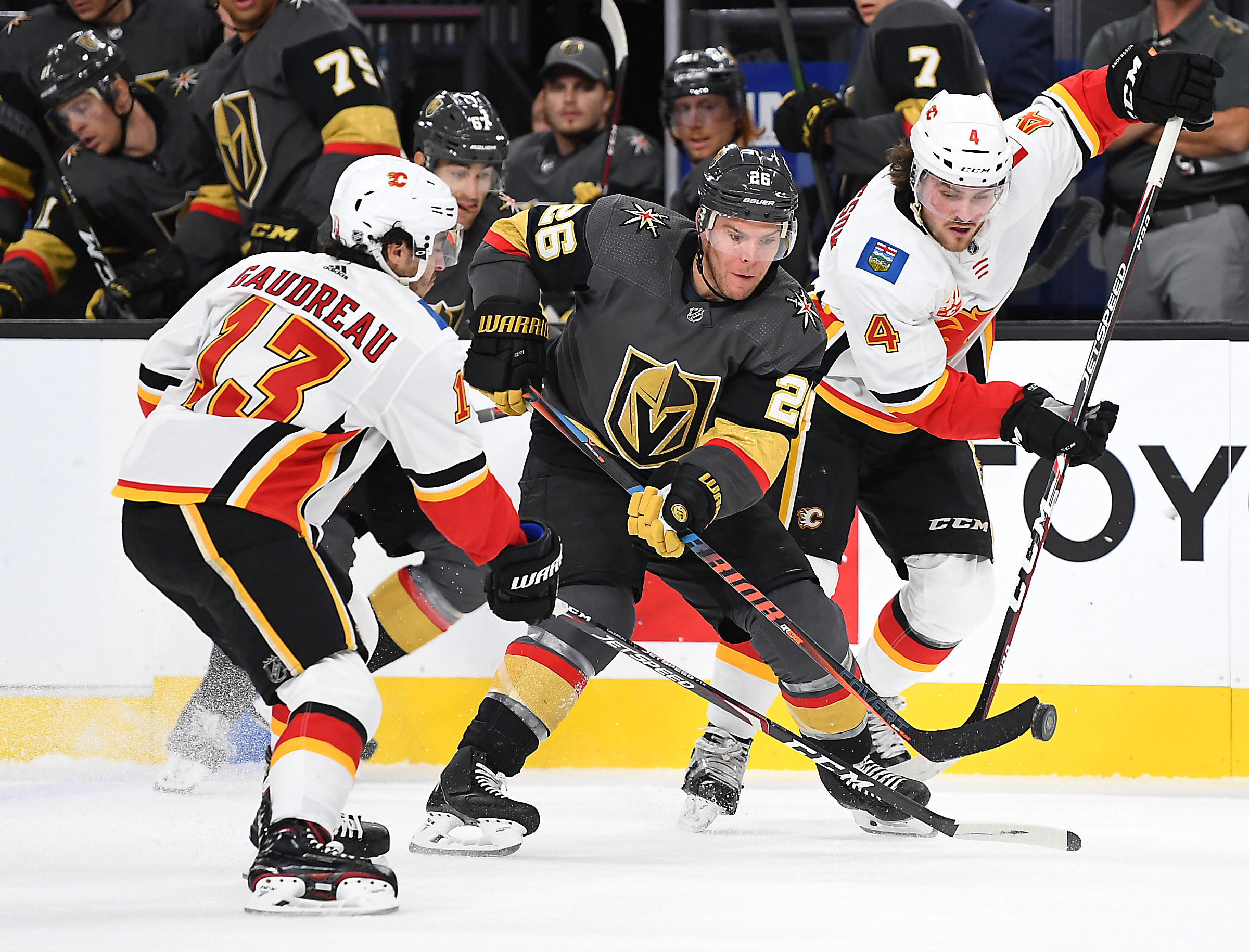 NHL: Calgary Flames at Vegas Golden Knights