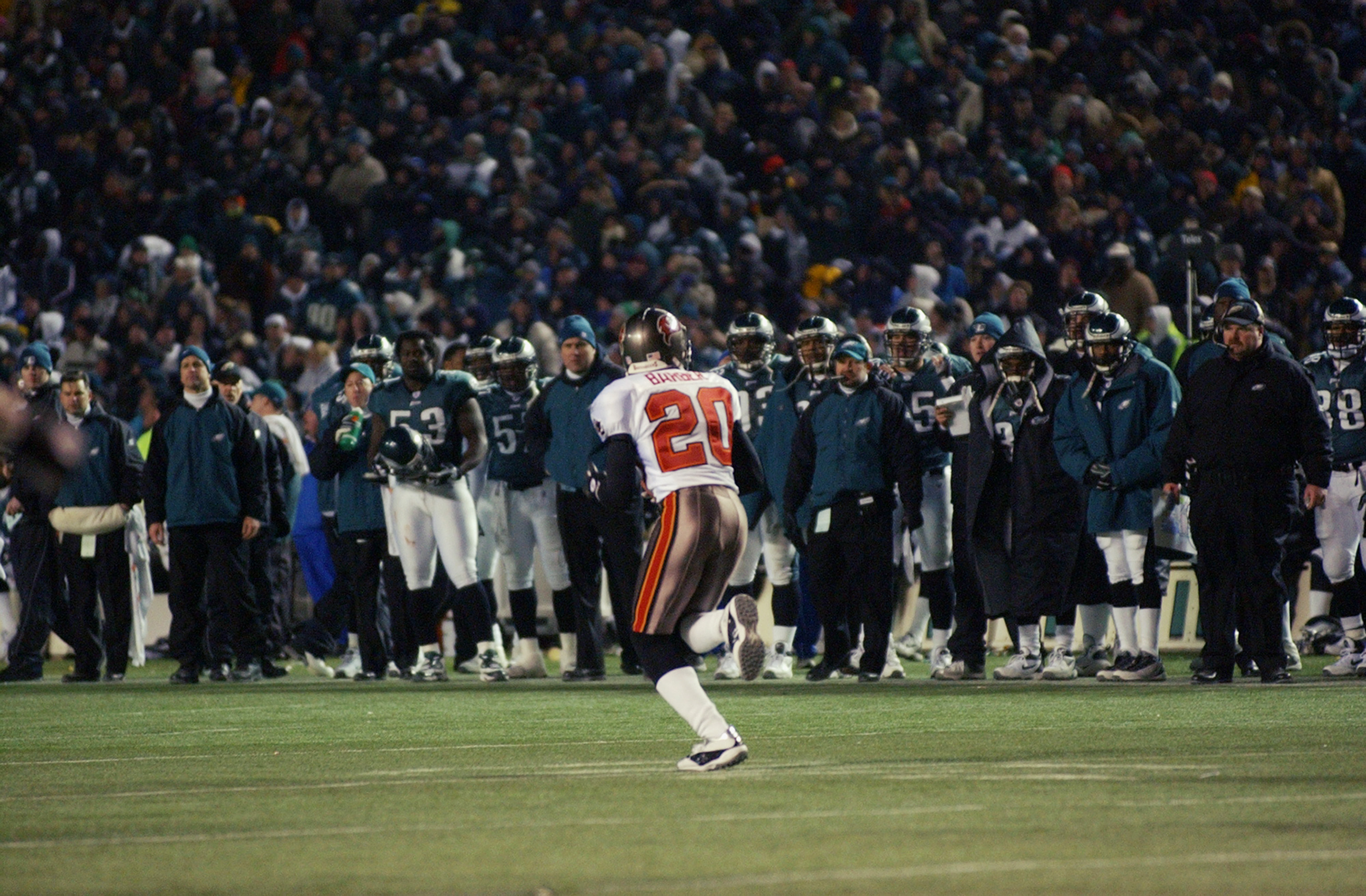 Barber returns interception for TD