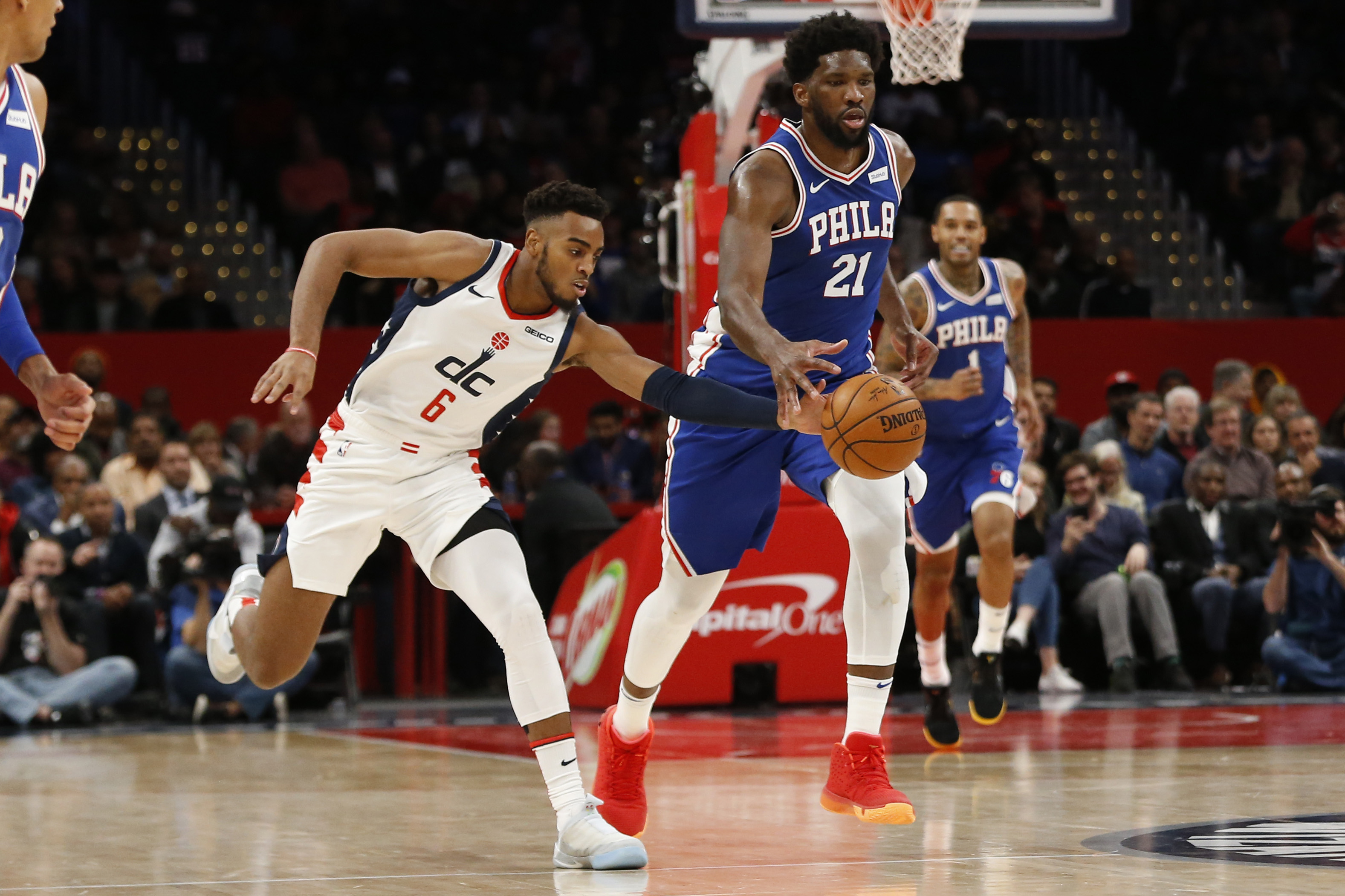 NBA: Philadelphia 76ers at Washington Wizards