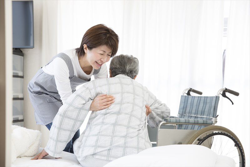 訪問介護で利用者様をケア