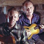 Louvin Brothers in cabin