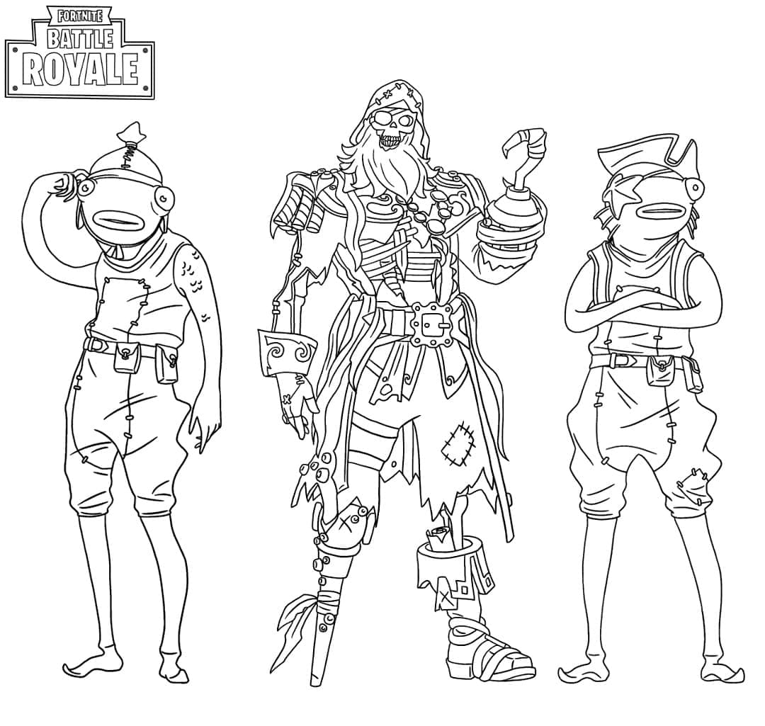 Coloriage Fortnite