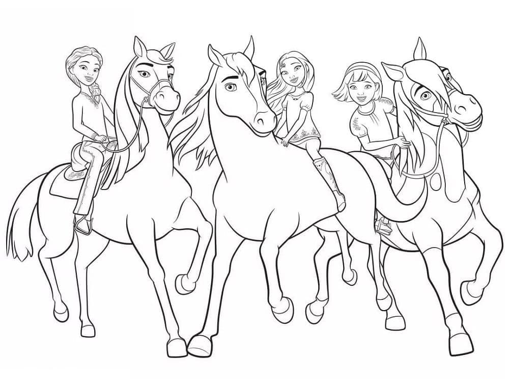 Coloriage Spirit