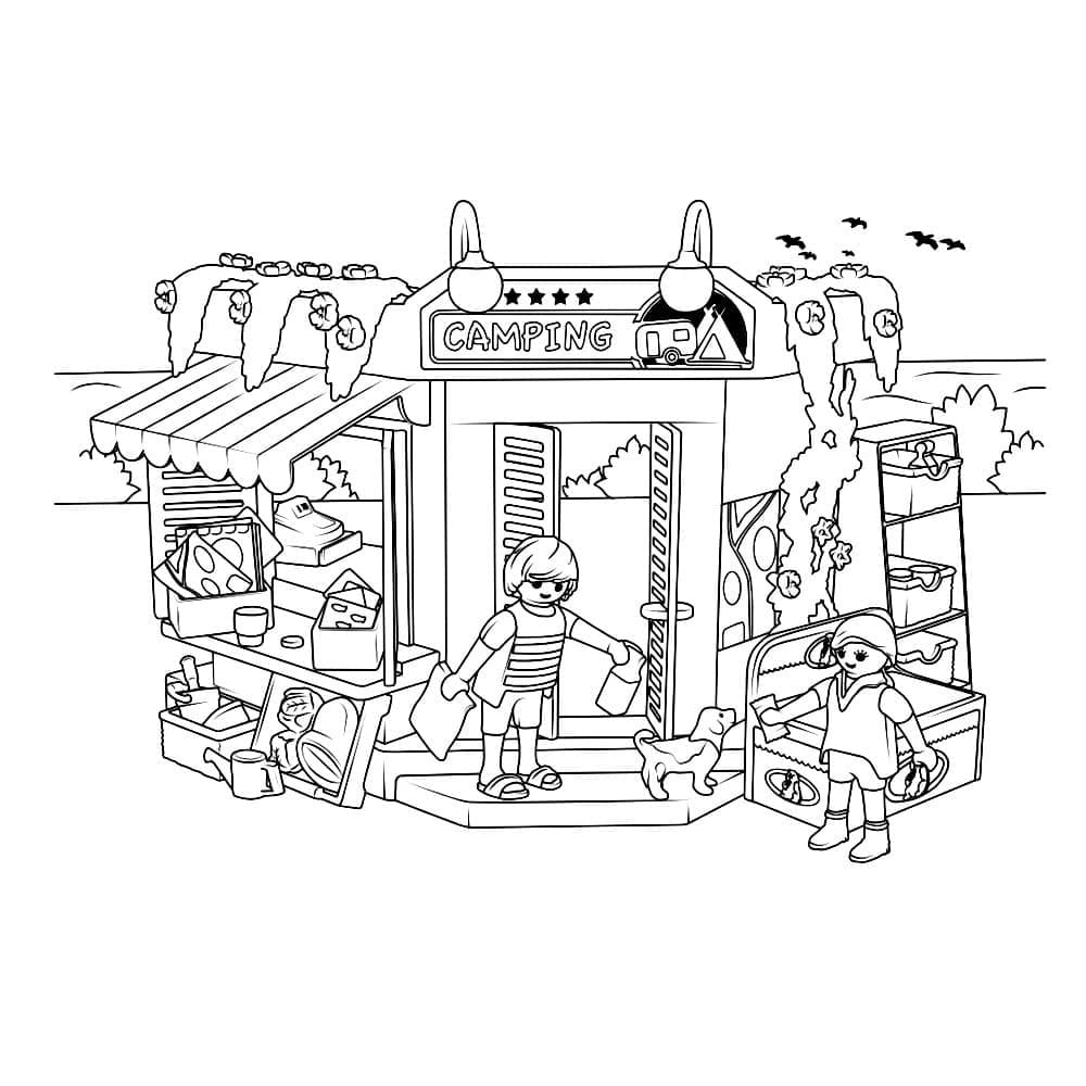 Coloriage Playmobil