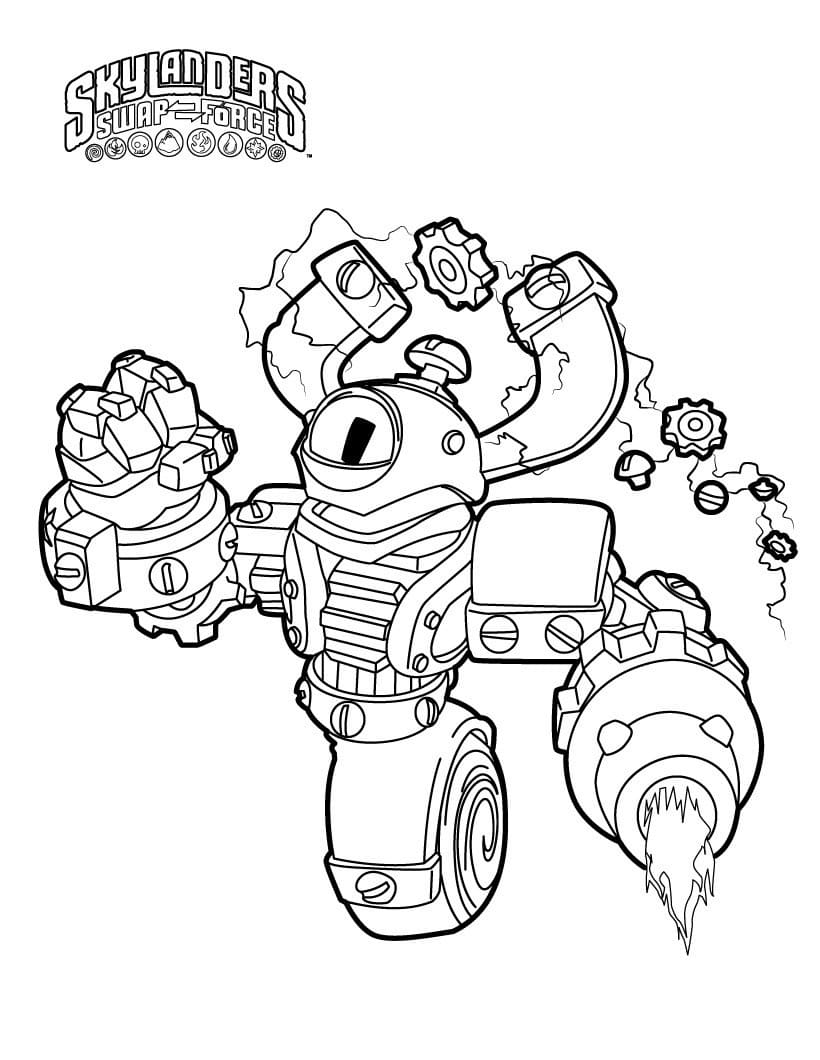 Coloriage Skylanders