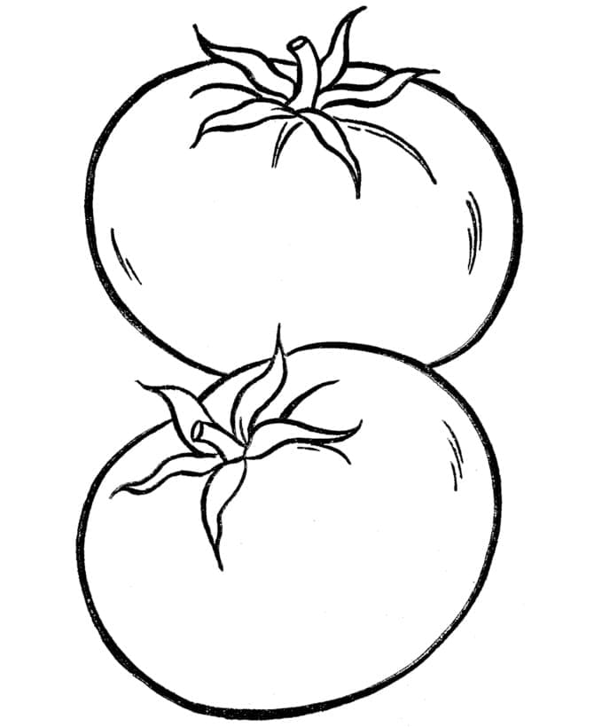 Coloriage Tomate