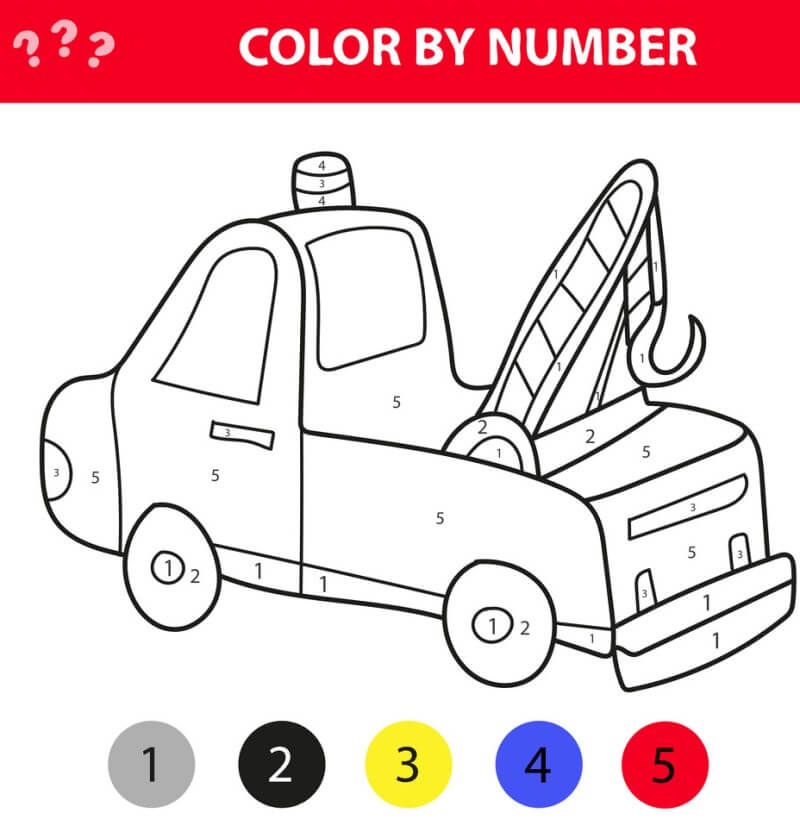 Car Color By Number