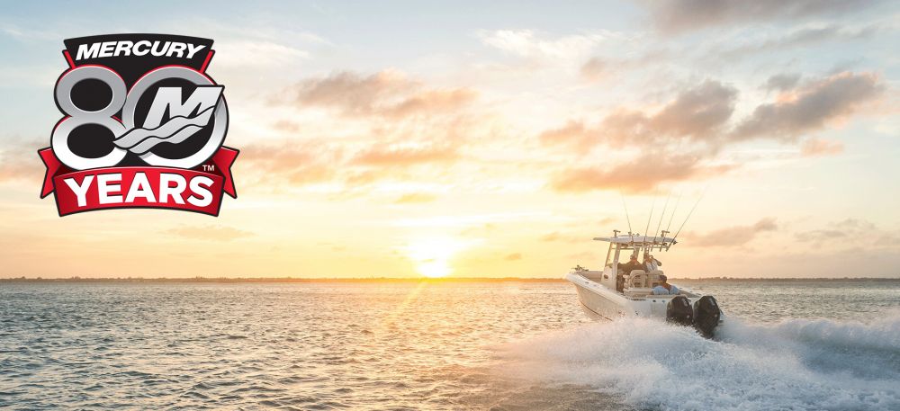 Mercury Marine c&eacute;l&egrave;bre 80 ann&eacute;es d&rsquo;innovation et de puissance au Nautic de Paris !