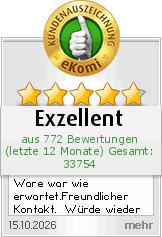 eKomi - The Feedback Company: super schnelle  lieferung!  tolle kundeninformation, auch bei lieferanten  !  war wirklich sehr zufrieden!  werde öfter bestellen!