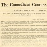 Illustration of "The Connecticut Courant", Oct. 29, 1764